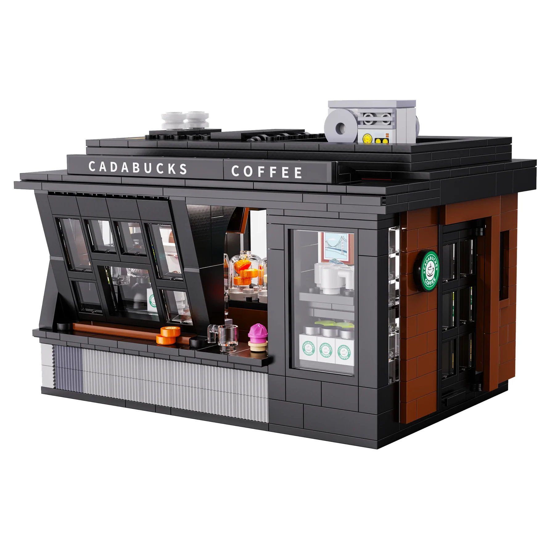  Mô Hình Nhựa 3D Lắp Ráp CaDA Quán Cafe CadaBucks C66005 (768 mảnh) - LG0103 