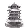 Mô Hình Kim Loại Lắp Ráp 3D Piececool Hoàng Hạc Lâu (Yellow Crane Tower) HP039-S – MP374