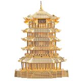  Mô Hình Kim Loại Lắp Ráp 3D Piececool Hoàng Hạc Lâu (Yellow Crane Tower) HP039-G – MP080 