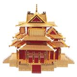 Mô Hình Kim Loại Lắp Ráp 3D Piececool Tháp Canh Tử Cấm Thành (126 mảnh, The Watchtower Of Forbidden City) HP075-RG – MP206 