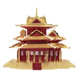  Mô Hình Kim Loại Lắp Ráp 3D Piececool Tháp Canh Tử Cấm Thành (126 mảnh, The Watchtower Of Forbidden City) HP075-RG – MP206 