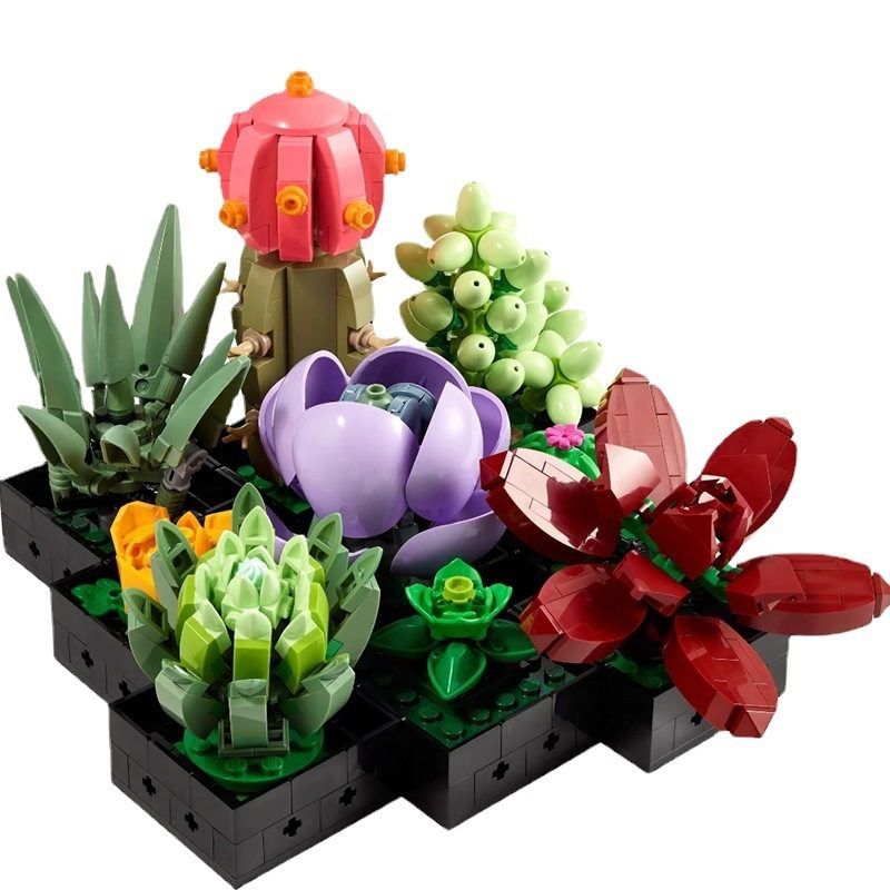  Mô Hình Nhựa 3D Lắp Ráp Bộ Sưu Tập Sen Đá Cây Xương Rồng 8806 (771 mảnh) - LG0071 