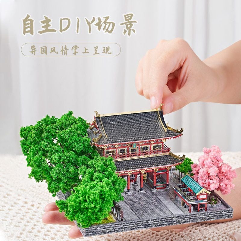  Mô Hình Kim Loại 3D Lắp Ráp Iron Star Chùa Sensoji Nhật Bản (Sensoji Temple) - MP1073 