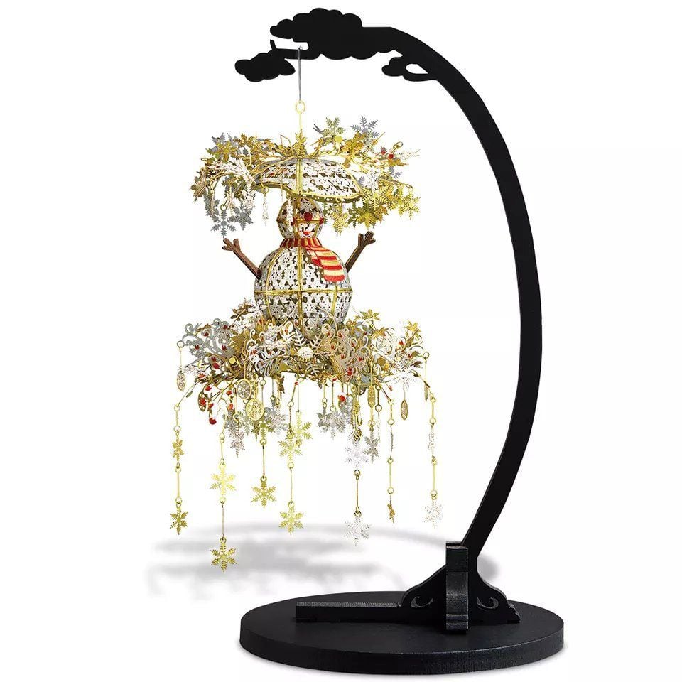  Mô Hình Kim Loại 3D Lắp Ráp Piececool Lồng Đèn Đông Dạ (209 mảnh, Winter Night) HP224-GW – MP1125 