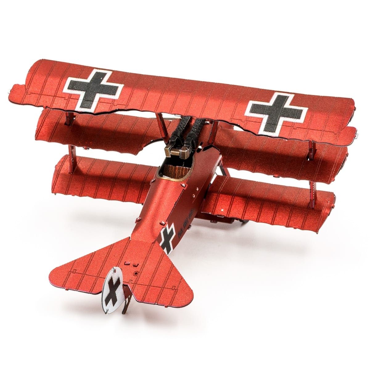  Mô Hình Kim Loại Lắp Ráp 3D Metal Head Máy Bay Tiêm Kích (60 mảnh, Fokker DR.I Triplane) – MP928 