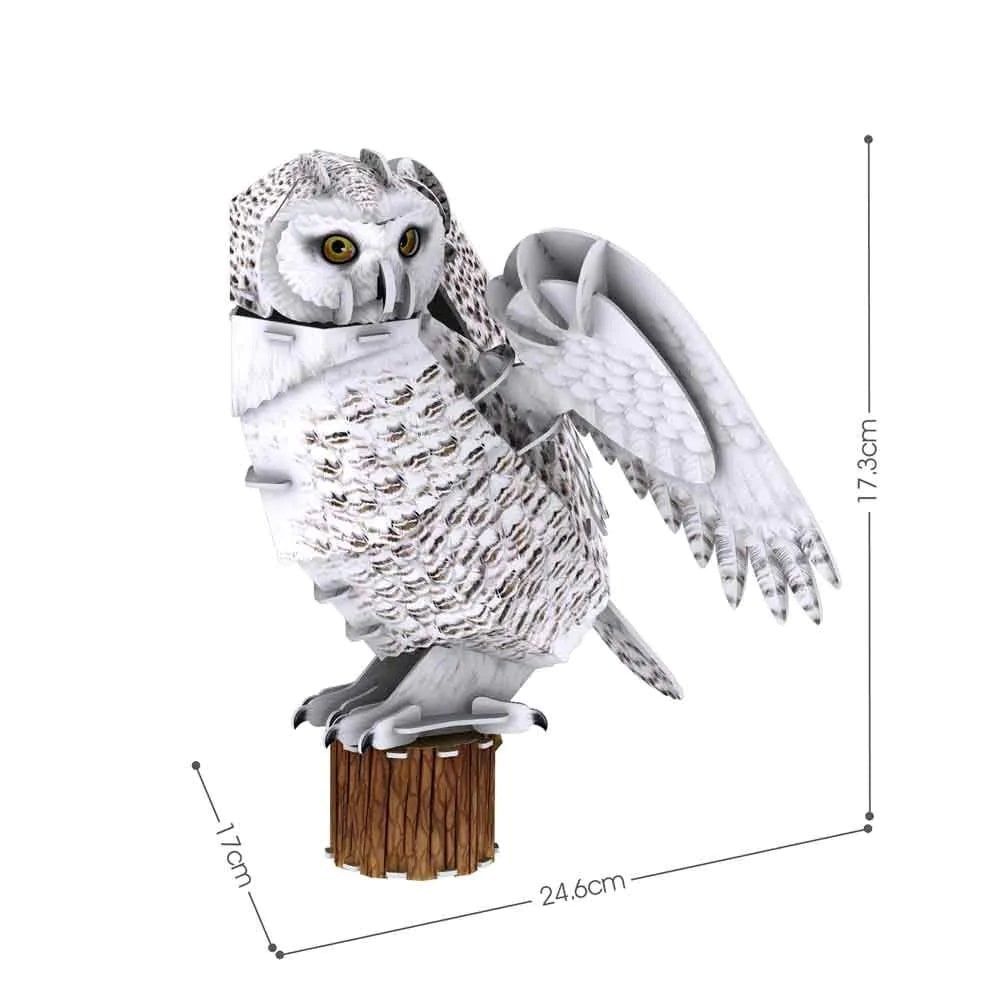  Mô Hình Giấy 3D Lắp Ráp CubicFun Con Cú Tuyết (62 mảnh, Snowy Owl) DS1079h - PP001 