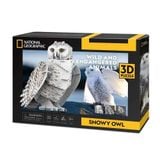  Mô Hình Giấy 3D Lắp Ráp CubicFun Con Cú Tuyết (62 mảnh, Snowy Owl) DS1079h - PP001 