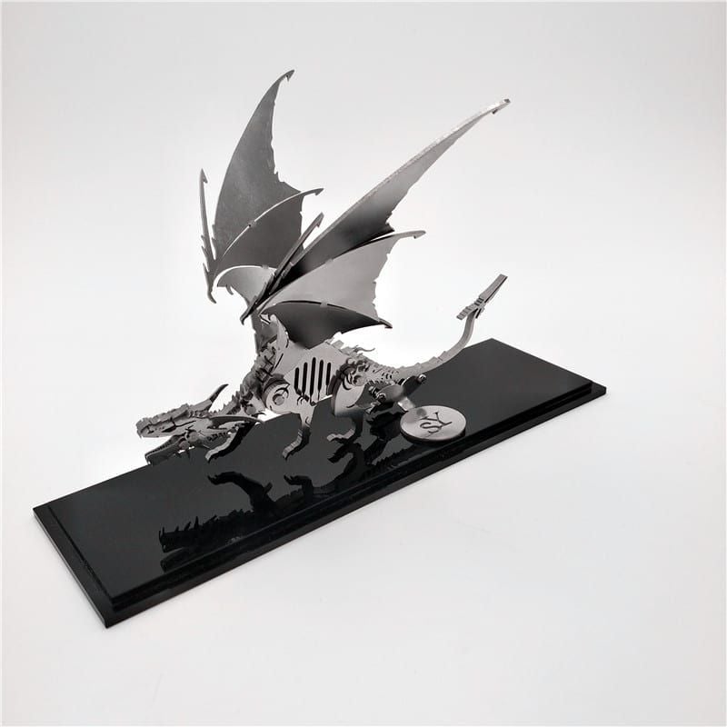  Mô Hình Kim Loại Lắp Ráp 3D Steel Warcraft Rồng Băng (30 mảnh, Ice Dragon) – SW011 