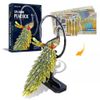 Mô Hình Kim Loại 3D Lắp Ráp Piececool Con Công (97 mảnh, Peacock, Kèm Đế) HP242-GN - MP1133