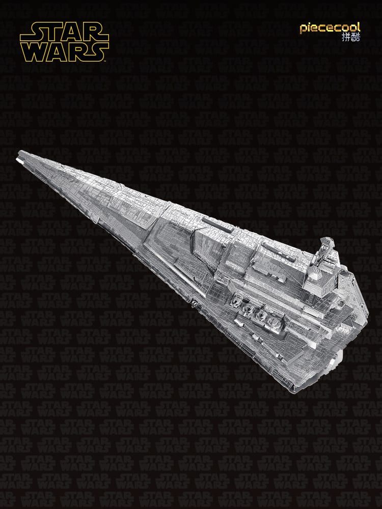  Mô Hình Kim Loại 3D Lắp Ráp Piececool Star Wars (162 mảnh,Imperial Star Destroyer) IP032 - MP871 