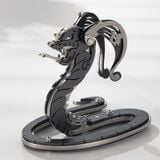  Mô Hình Kim Loại Lắp Ráp 3D Steel Warcraft Con Rắn (27 mảnh, Màu Bạc Đen, Snake) - SW048 