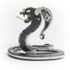  Mô Hình Kim Loại Lắp Ráp 3D Steel Warcraft Con Rắn (27 mảnh, Màu Bạc Đen, Snake) - SW048 
