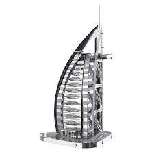  Mô Hình Kim Loại Lắp Ráp 3D Piececool Burj Al Arab (32 mảnh) HP001-S  – MP378 