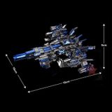  Mô Hình Kim Loại Lắp Ráp 3D Microworld Phi Thuyền (377 mảnh, Lazer) D030 – MP524 