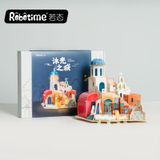  Mô Hình Gỗ 3D Lắp Ráp ROBOTIME Đảo Santorini Trên Biển Aegea SJ403 – WP105 