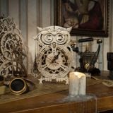  Mô Hình Gỗ 3D Lắp Ráp ROBOTIME Đồng Hồ Con Cú The (161 mảnh, Owl Clock) LK503 – WP145 