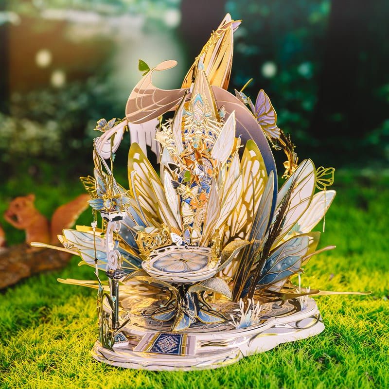  Mô Hình Kim Loại 3D Lắp Ráp MU Ngai Vàng Của Tộc Tiên (99 mảnh, Elf's Throne) YM-N121-D - MP1032 