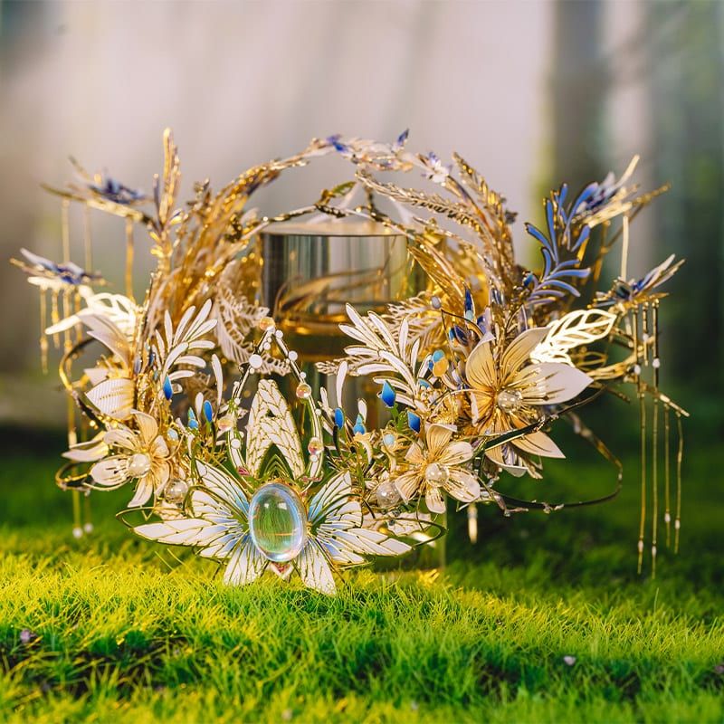  Mô Hình Kim Loại 3D Lắp Ráp MU Vương Miện Của Tộc Tiên (159 mảnh, Elf's Crown) YM-N121-B - MP1030 