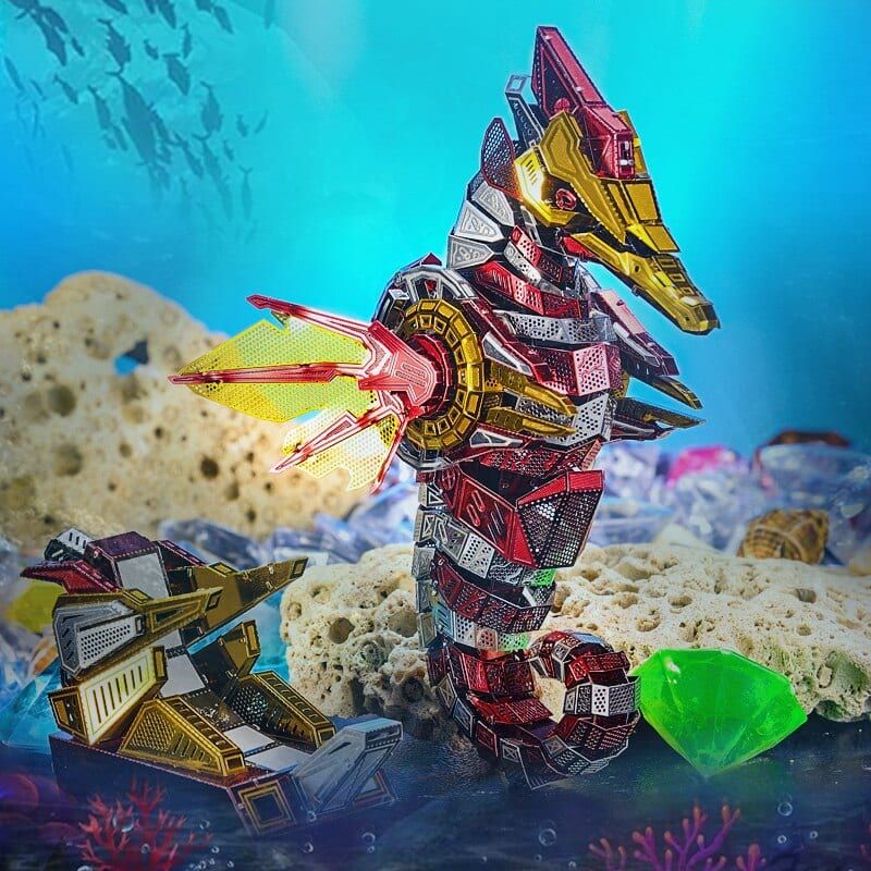  Mô Hình Kim Loại Lắp Ráp 3D Microworld Con Cá Ngựa (143 mảnh, The Hippocampus) D019 – MP973 