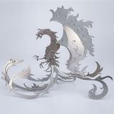  Mô Hình Kim Loại Lắp Ráp 3D Steel Warcraft Chu Tước (25 mảnh, Vermilion Bird) – SW034 