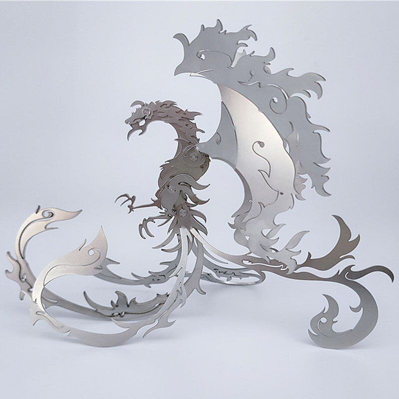  Mô Hình Kim Loại Lắp Ráp 3D Steel Warcraft Chu Tước (25 mảnh, Vermilion Bird) – SW034 