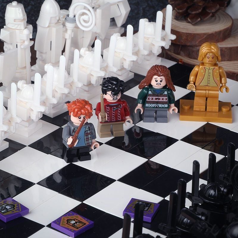  Mô Hình Nhựa 3D Lắp Ráp Harry Potter Bàn Cờ Vua Hogwarts (876 mảnh) - LG0080 