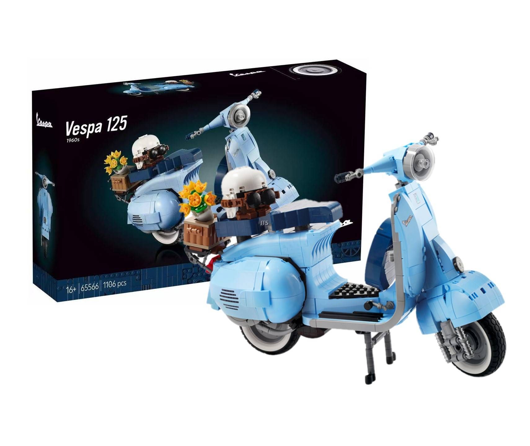  Mô Hình Nhựa 3D Lắp Ráp Xe Vespa 125cc Cổ Điển 65566 (1106 mảnh) - LG0067 