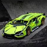 Mô Hình Nhựa 3D Lắp Ráp OEM Siêu Xe Đua Lamborghini (1280 mảnh, Màu Xanh Lá) 1:14 - LG0177 