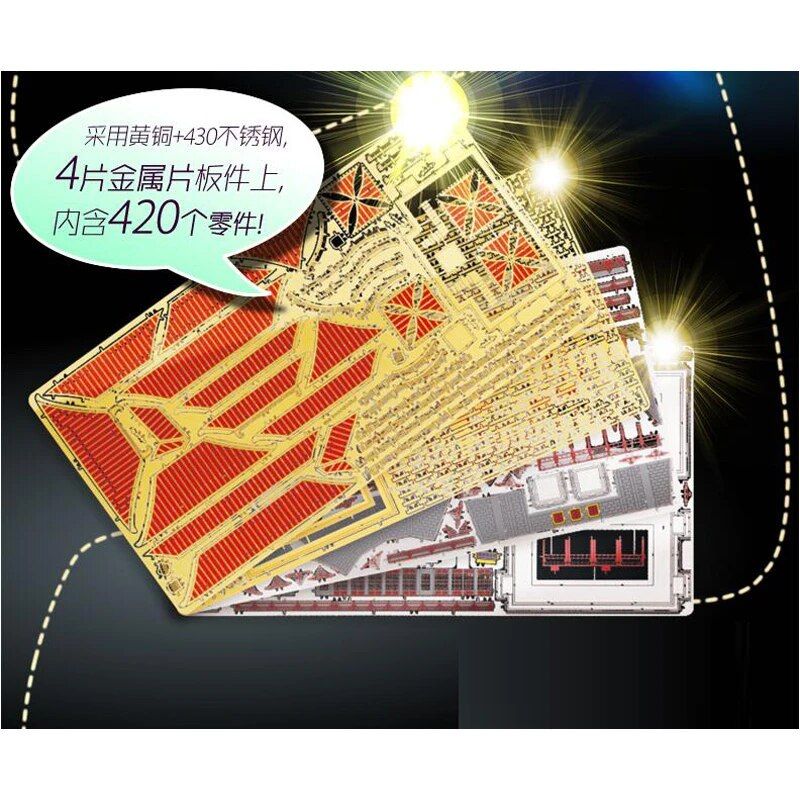  Mô Hình Kim Loại Lắp Ráp 3D Piececool Tang Paradise (420 mảnh) P129-RG - MP771 
