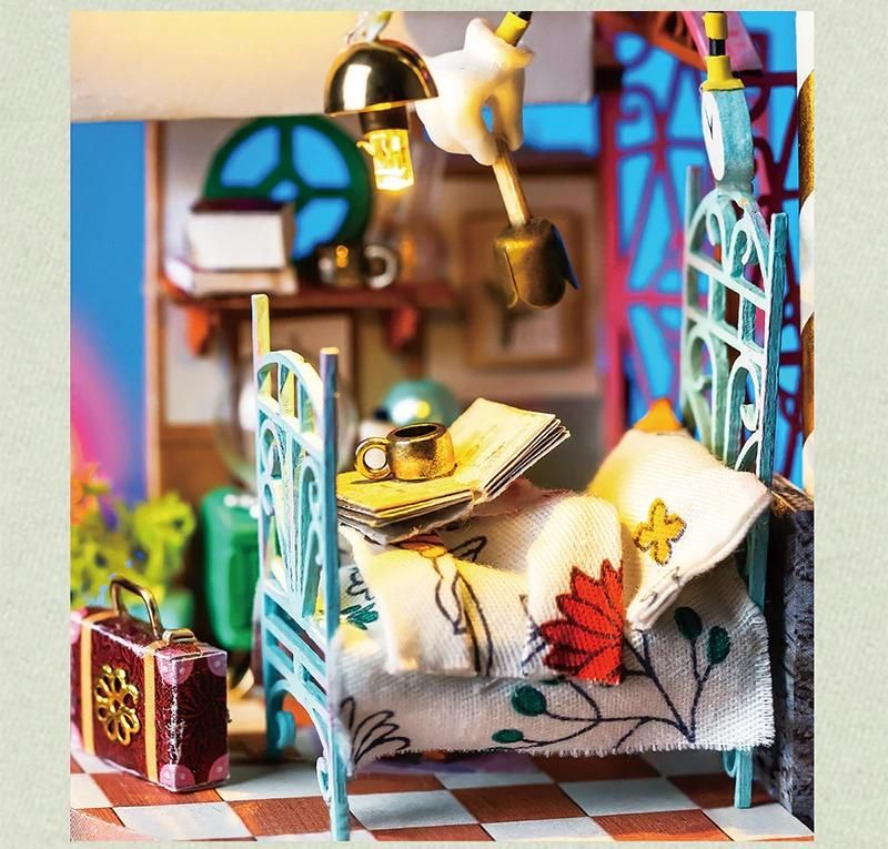  Mô Hình Gỗ 3D Lắp Ráp ROBOTIME Rolife DIY Dollhouse Nhà Tí Hon Ngôi Nhà Của Bloomy (Bloomy House) DS002 – WP214 