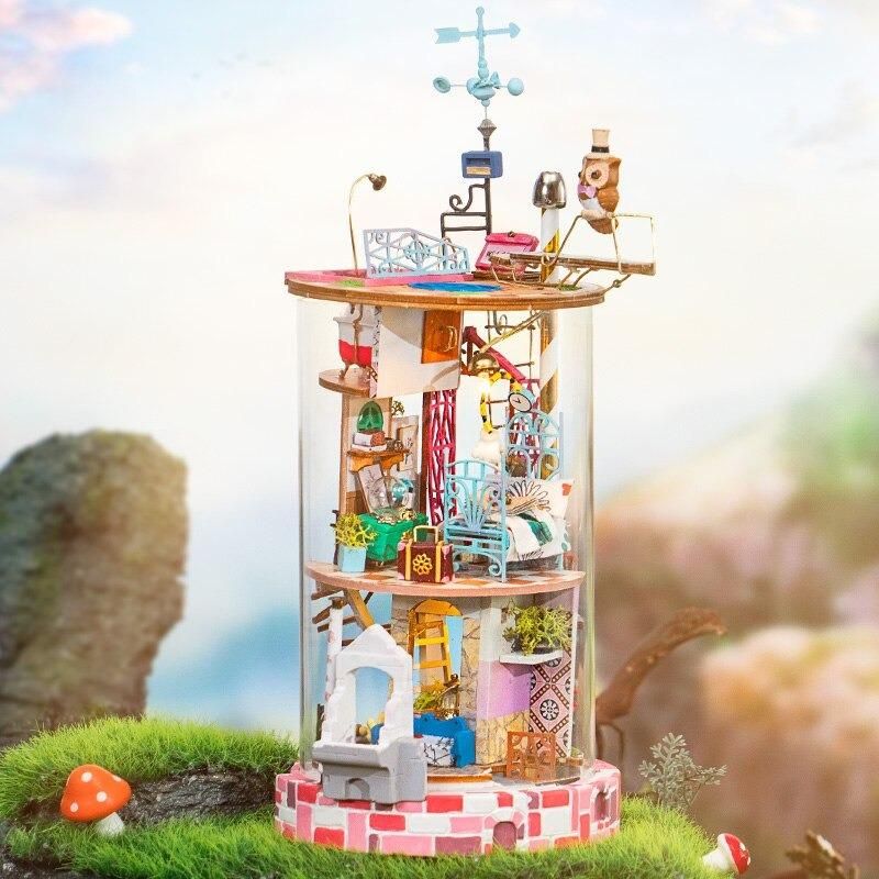  Mô Hình Gỗ 3D Lắp Ráp ROBOTIME Rolife DIY Dollhouse Nhà Tí Hon Ngôi Nhà Của Bloomy (Bloomy House) DS002 – WP214 