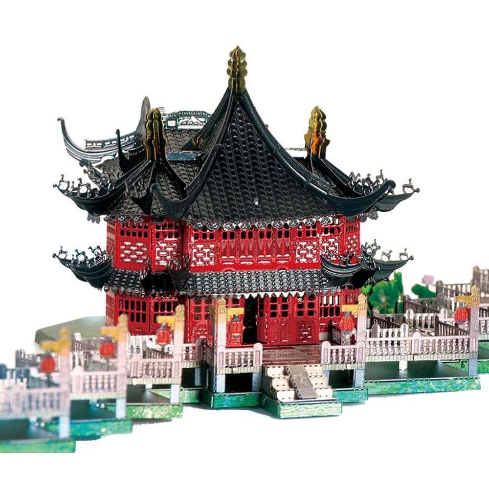  Mô Hình Kim Loại Lắp Ráp 3D MU Cầu Cửu Khúc Yu Garden Nine Curved Bridge – MP826 