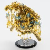  Mô Hình Kim Loại Lắp Ráp 3D Piececool Mão Phượng Hoàng (818 mảnh, Phoenix Coronet) HP115-GBK - MP603 