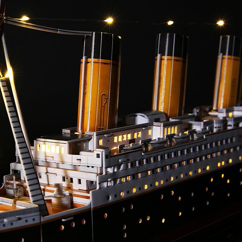  Mô Hình Giấy 3D Lắp Ráp CubicFun Tàu Titanic (266 mảnh, Titanic Ship) L521h - PP022 
