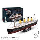  Mô Hình Giấy 3D Lắp Ráp CubicFun Tàu Titanic (266 mảnh, Titanic Ship) L521h - PP022 