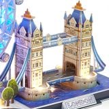  Mô Hình Giấy 3D Lắp Ráp CubicFun London Cityline (186 mảnh, đèn LED) L532h - PP029 