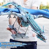  Mô Hình Nhựa 3D Lắp Ráp 18K Super Game of Thrones Con Rồng Băng Viserion 9902 (1889 mảnh,  Ice Dragon) K90 - LG0057 