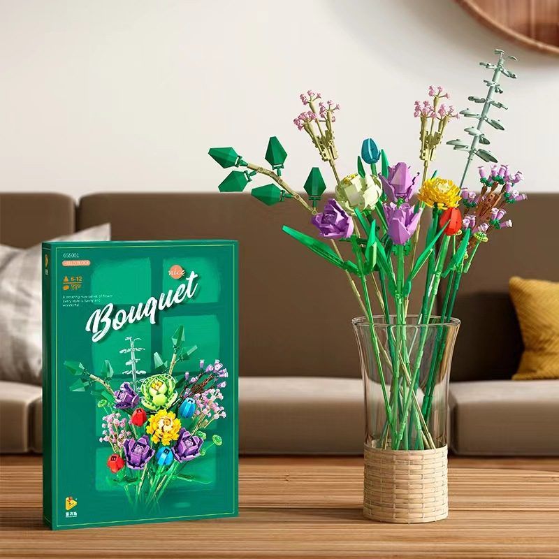  Mô Hình Nhựa 3D Lắp Ráp Panlos Bó Hoa Mùa Thu 655001 (Autumn Bouquet, 999 mảnh) – LG0078 