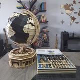  Mô Hình Gỗ 3D Lắp Ráp ROBOTIME ROKR Quả Địa Cầu Lớn (567 mảnh, The Huge Globe) ST002 – WP239 