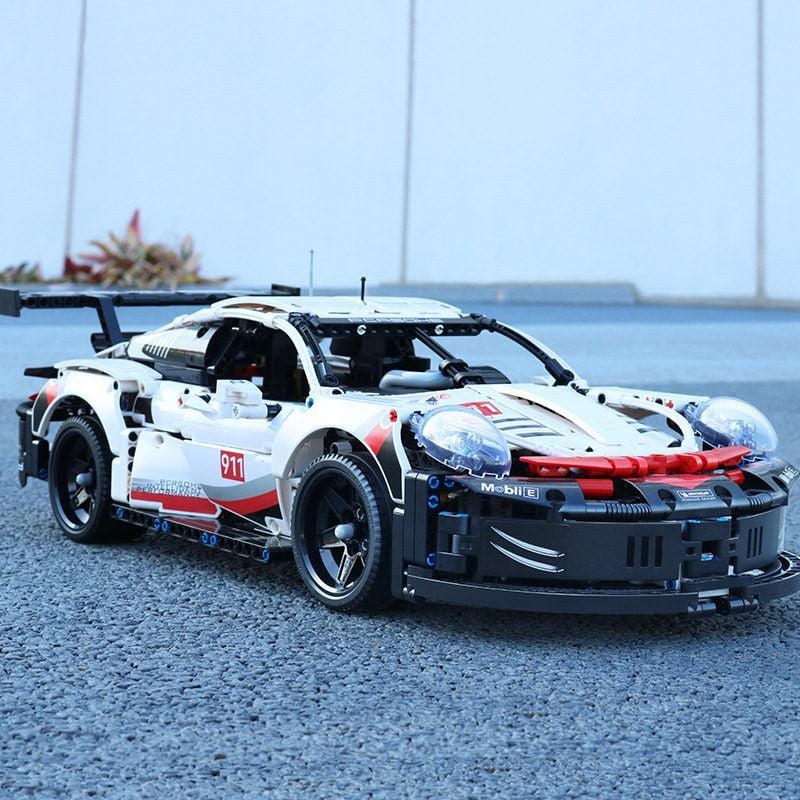 Mô Hình Nhựa 3D Lắp Ráp Siêu Xe Đua Porsche 911 RSR (1631 mảnh,  Super Racing Car) 011 - LG0059 