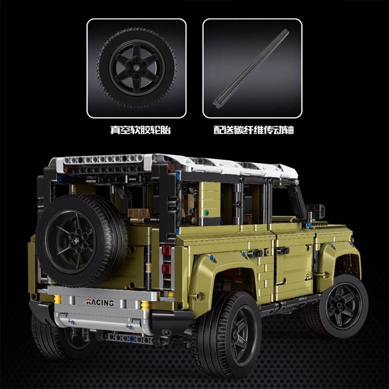  Mô Hình Nhựa 3D Lắp Ráp MOULD KING Xe Vượt Địa Hình Land Rover (2668 mảnh, Off-Road Vehicle) 13175 - LG0045 