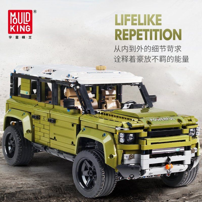  Mô Hình Nhựa 3D Lắp Ráp MOULD KING Xe Vượt Địa Hình Land Rover (2668 mảnh, Off-Road Vehicle) 13175 - LG0045 