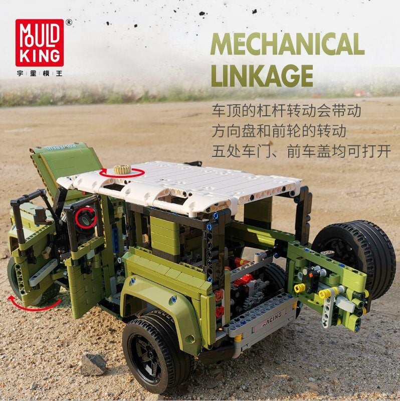  Mô Hình Nhựa 3D Lắp Ráp MOULD KING Xe Vượt Địa Hình Land Rover (2668 mảnh, Off-Road Vehicle) 13175 - LG0045 