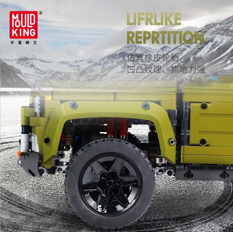  Mô Hình Nhựa 3D Lắp Ráp MOULD KING Xe Vượt Địa Hình Land Rover (2668 mảnh, Off-Road Vehicle) 13175 - LG0045 