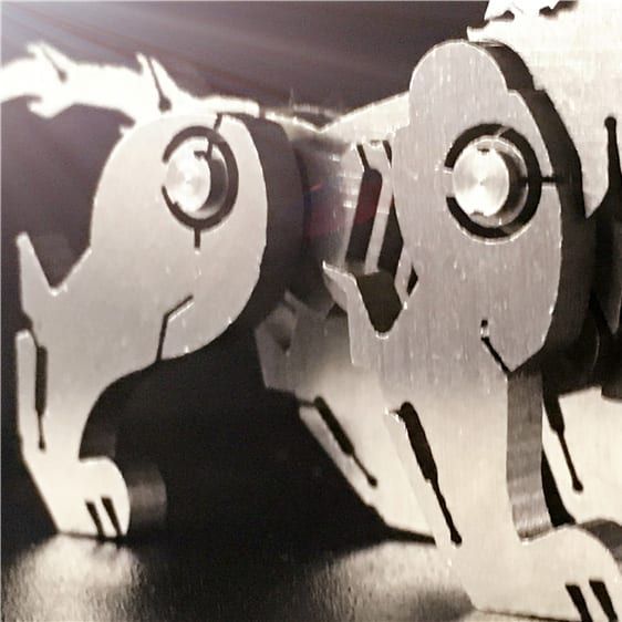  Mô Hình Kim Loại Lắp Ráp 3D Steel Warcraft Sư Tử (13 mảnh, The Lion) – SW004 