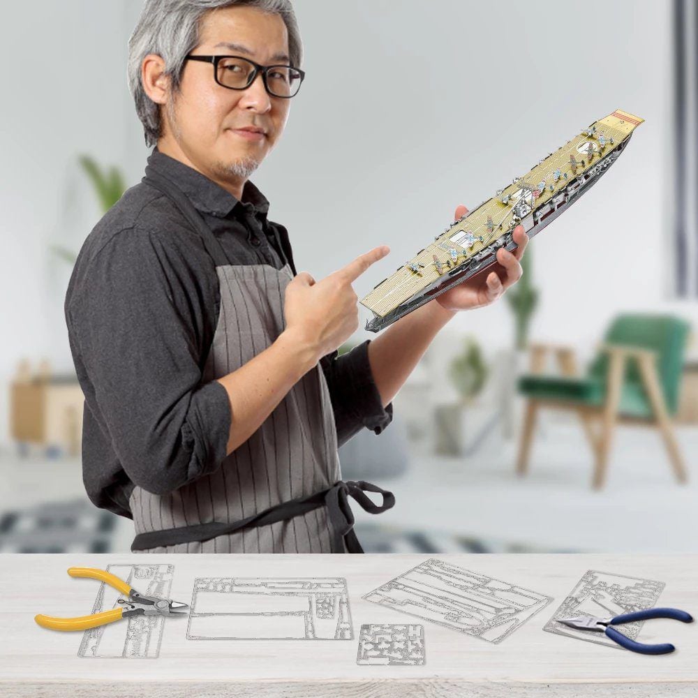  Mô Hình Kim Loại 3D Lắp Ráp Piececool Tàu Sân Bay Akagi (255 mảnh, Japan) HP236-SY - MP1127 