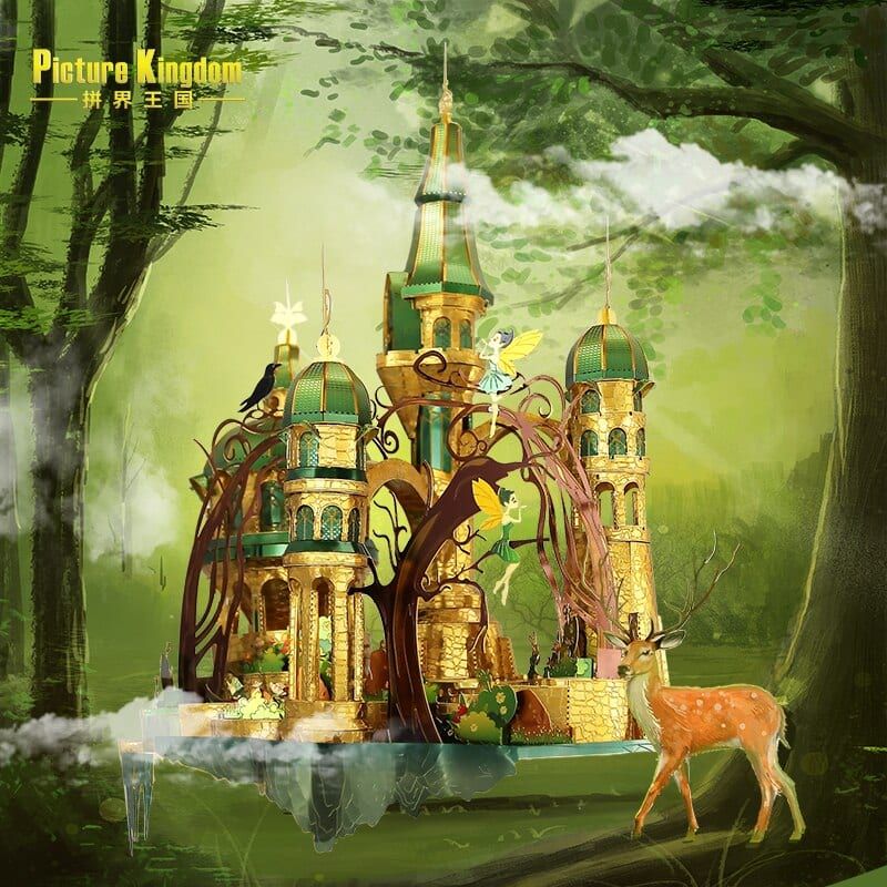  Mô Hình Kim Loại Lắp Ráp 3D Picture Kingdom Lâu Đài Thần Tiên Fairy Castle – MP971 