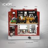  Mô Hình Nhựa 3D Lắp Ráp CaDA Nhà Ga Tàu Điện Luân Đôn (1836 mảnh, London Tube Station có đèn LED) C66008 - LG0120 