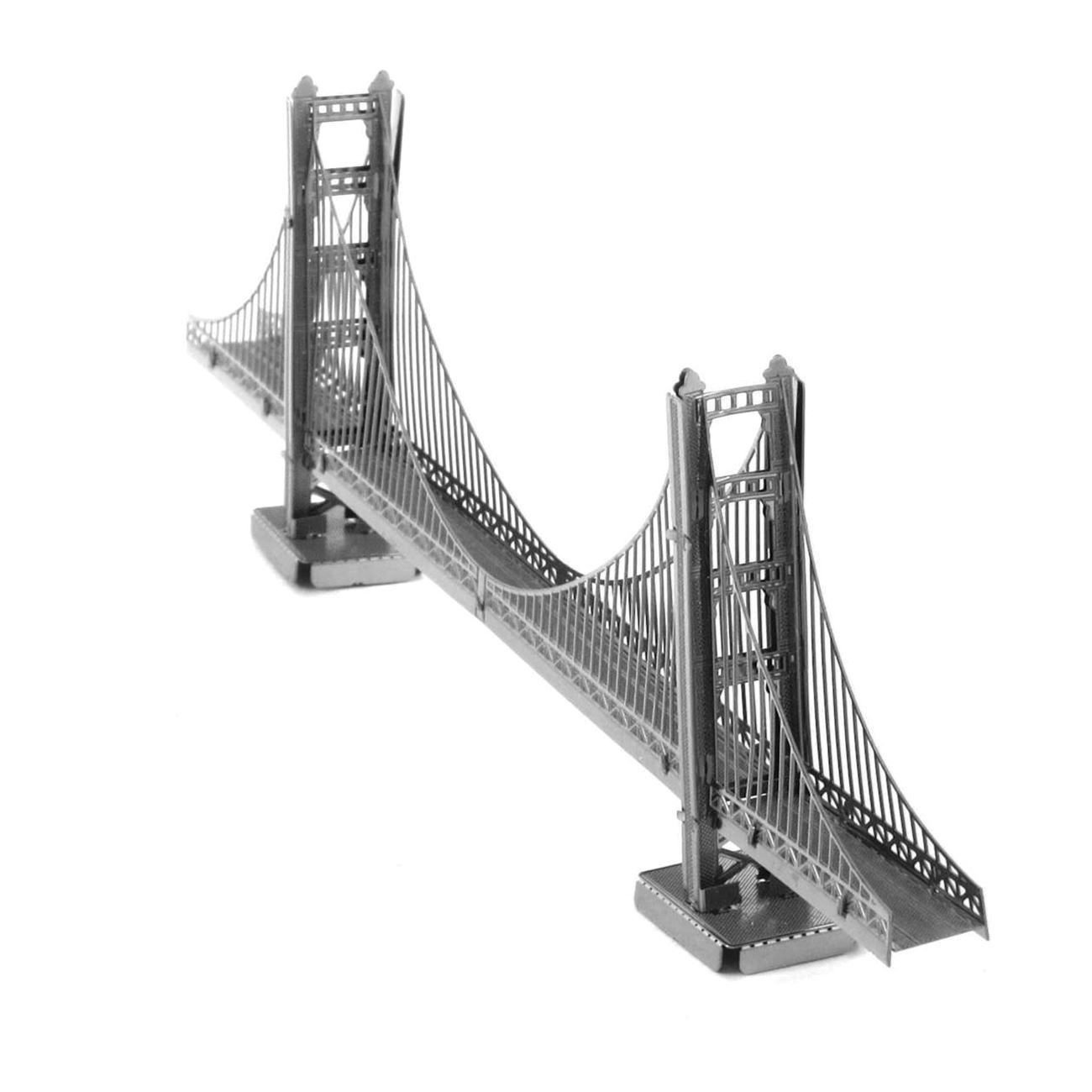  Mô Hình Kim Loại Lắp Ráp 3D Metal Head Cầu Cổng Vàng (18 mảnh, Golden Gate Bridge) – MP1091 