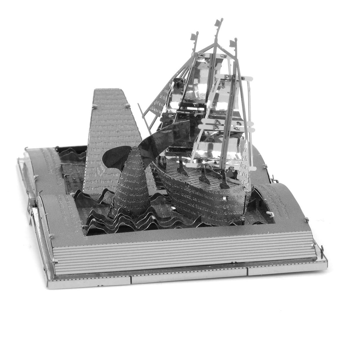  Mô Hình Kim Loại Lắp Ráp 3D Metal Head Quyển Sách Cá Voi Trắng Moby Dick (50 mảnh) – MP951 
